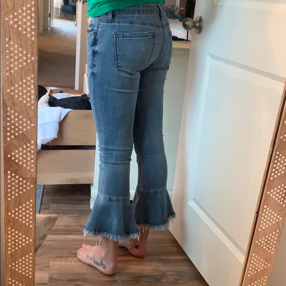 Chelsea & Violet Ruffle Jeans - Picture 4 of 7